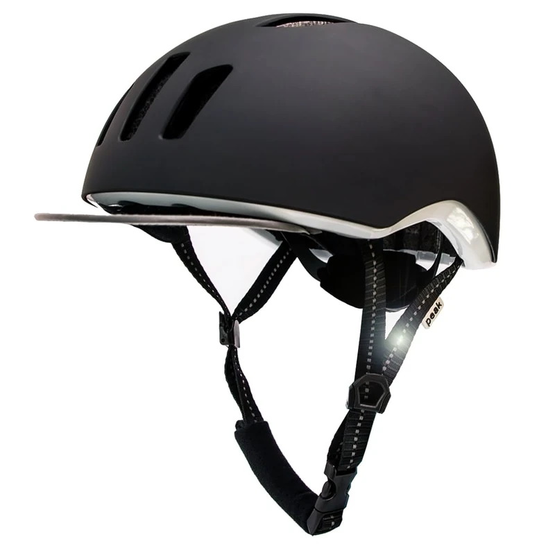 Crazy Safety Black Metro cycle helmet | Trekking, city & mountain bike helmets | Bicycle helmet for bicycles, city bikes and e-bikes | Bicycle helmet women men | adjustable and with removable cover - Image 1