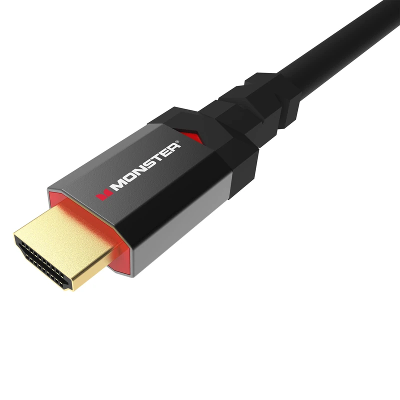 Monster HDMI Cable 2.1 1.8 m, Ultra HD 8K HDMI Cable, 8K @ 60 HZ, 4K @ 144Hz, Ultra High Speed 48 Gbps, Gaming Cable, Compatible with PS5, PS4, Xbox X, Xbox One