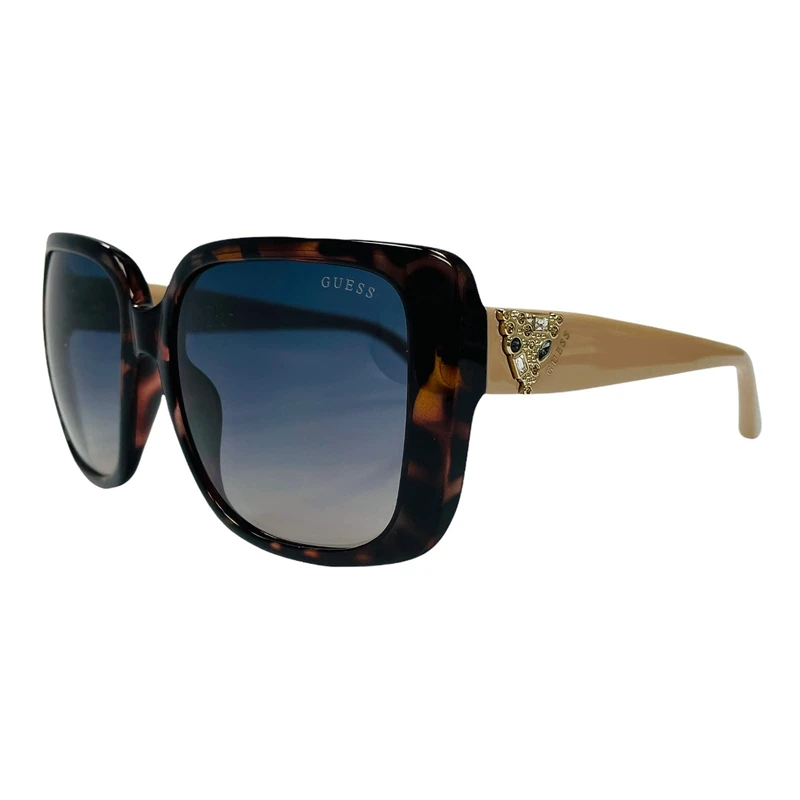 GUESS Women's 0 Sunglasses, blonde havana, 58