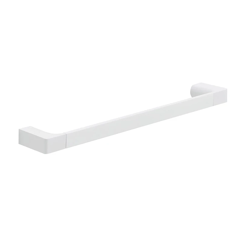 Gedy G-Kuala Lumpur Towel Holder CM.45, White, Components Made of Cromall, Brass and Glass, 2 Year Warranty, Measures 2.5 x 45 x 6.6 cm and Weight 0.55 kg, R&D Design