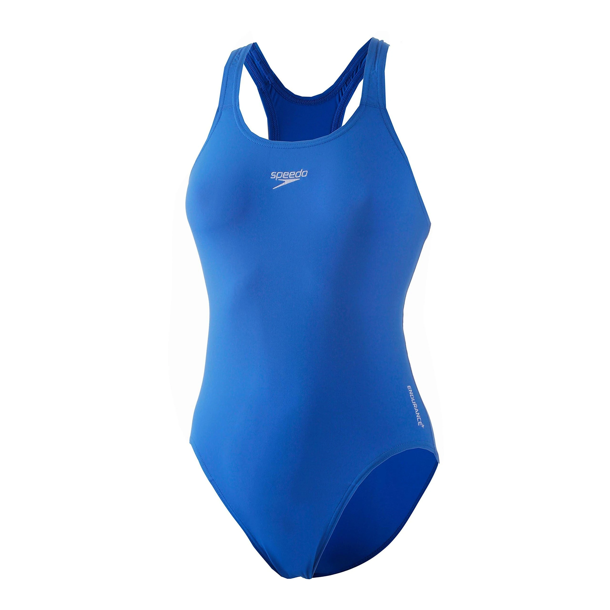 Speedo Girls Endurance+ Medalist Swimsuit | Chlorine Resistance | Comfort Fit | Swimming Lessons | Swim Holiday, Bondi Blue, 11-12