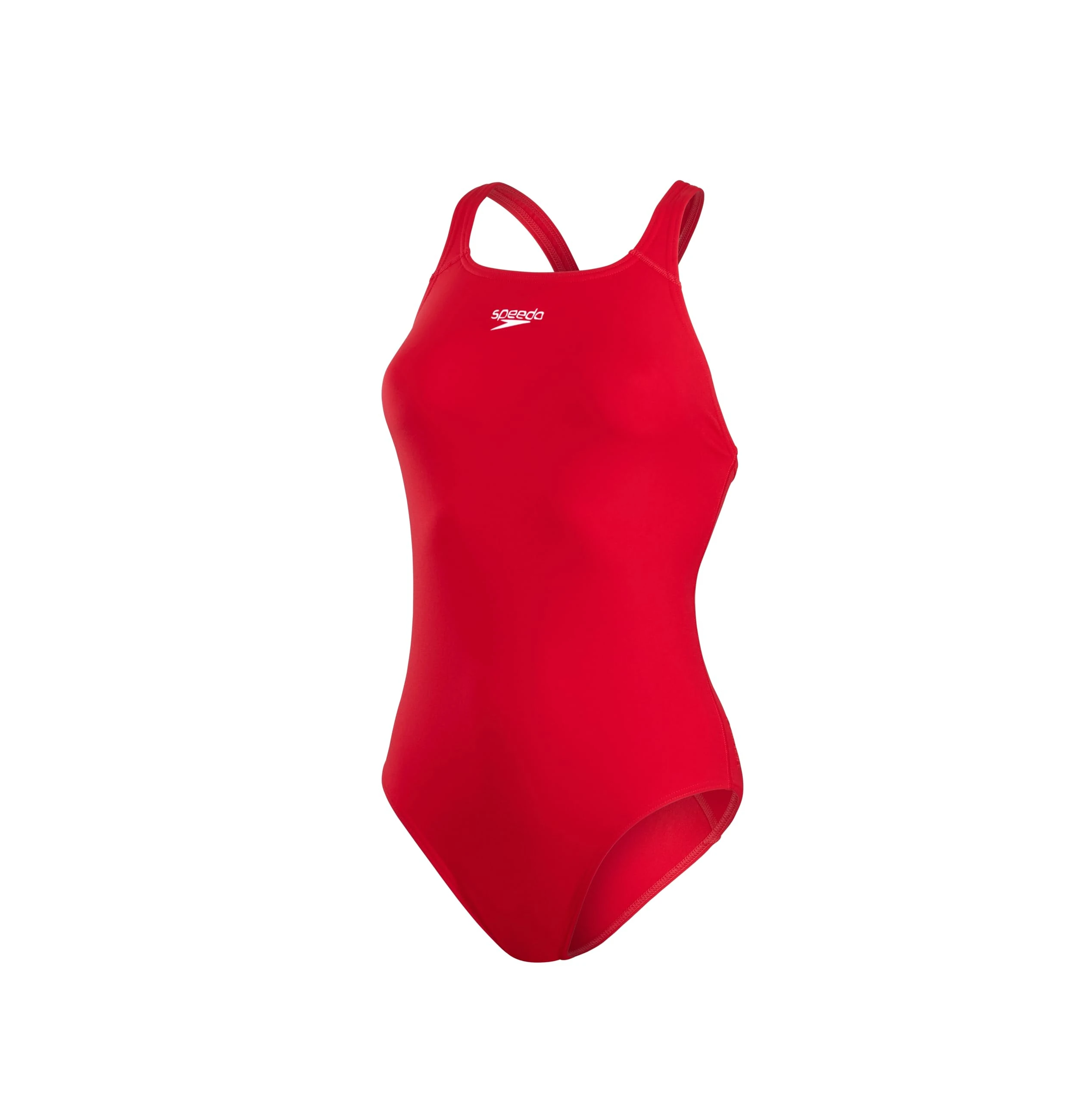 Speedo Women's Endurance+ Medalist | Athletic Fit | Classic Design| Chlorine Resistant | Extra Flexibility, Fed Red, 42