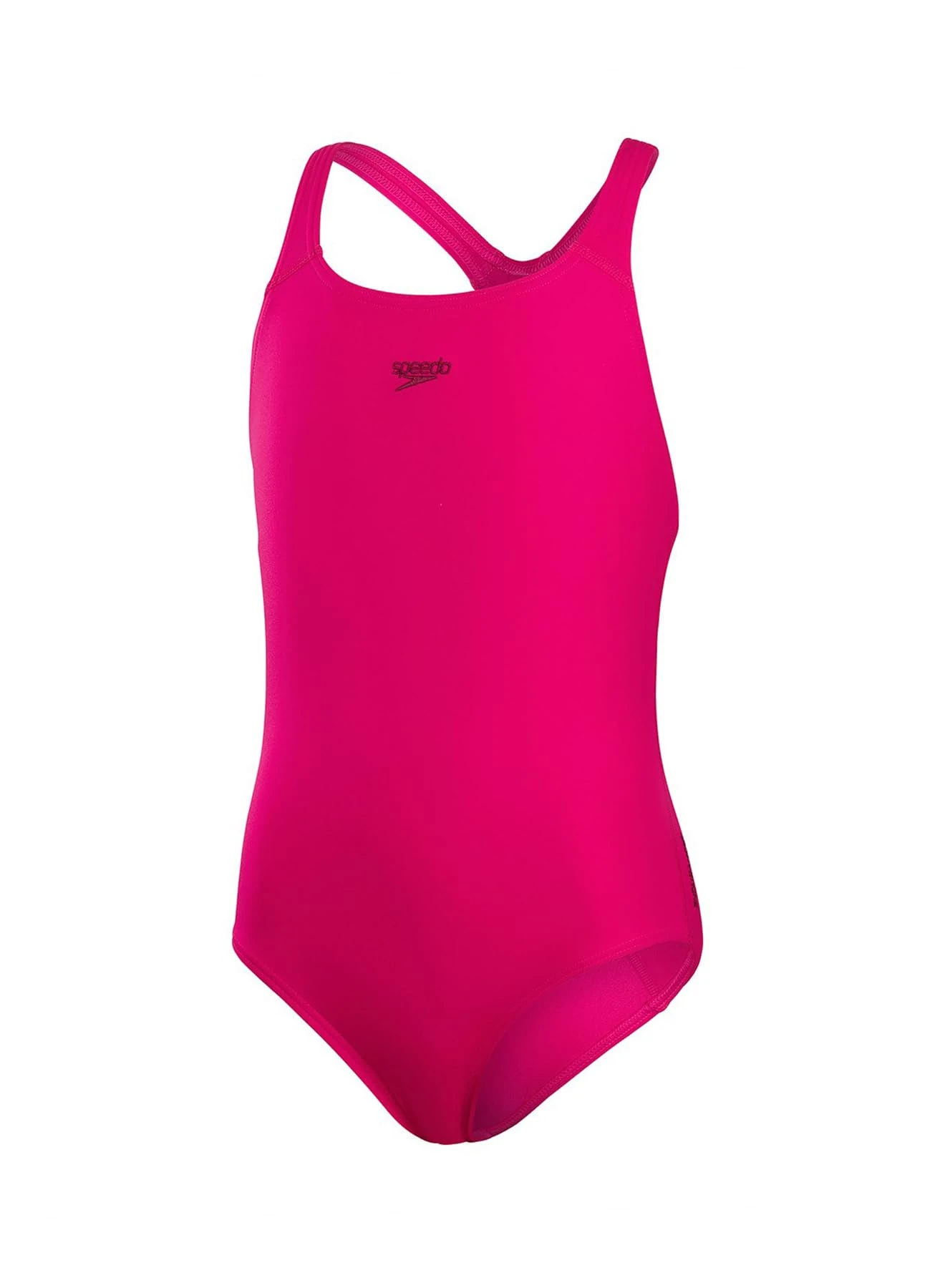 Speedo Girls Endurance+ Medalist Swimsuit | Chlorine Resistance | Comfort Fit | Swimming Lessons | Swim Holiday, Electric Pink, 13-14