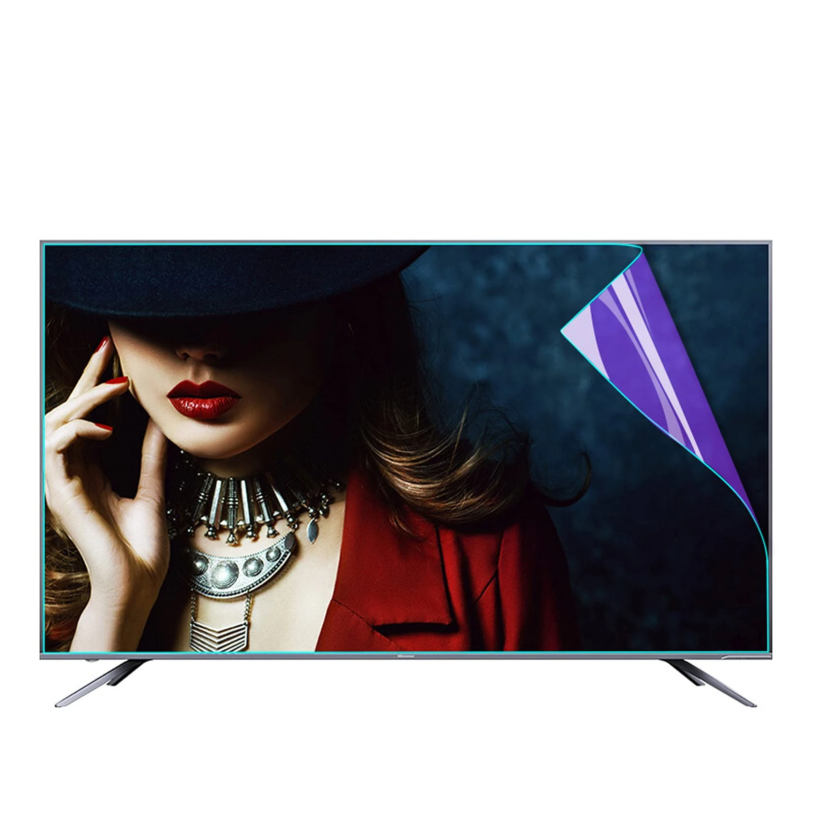 Anti Blue Light Screen Protector for 32 inch TV Anti Glare Anti-radiation Filter HD Protective Film for 32 inch LCD, LED, OLED & QLED 4K HDTV,32"704×395mm