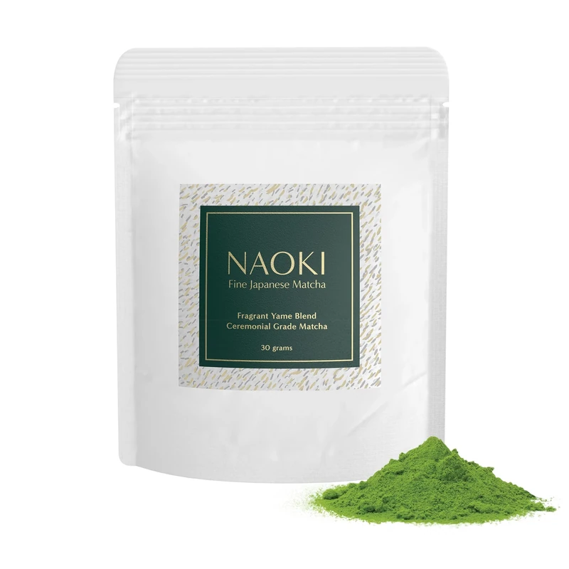 Naoki Matcha (Fragrant Yame Blend, 30g) Authentic Japanese Matcha Green Tea Powder Ceremonial Grade from Yame, Fukuoka