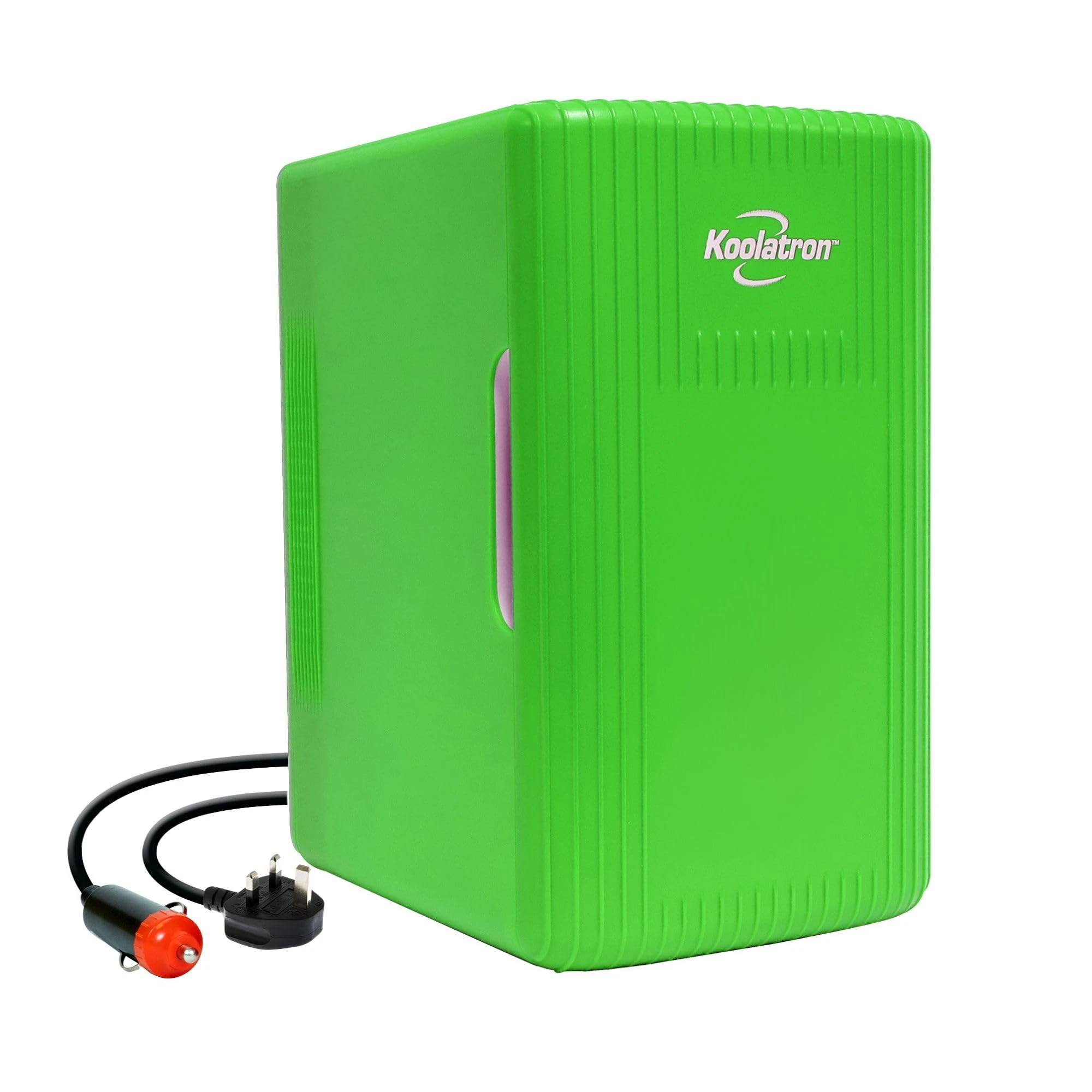Koolatron Retro Mini Fridge For Bedrooms 12V Portable Cooler Warmer Refrigerator 6L Small 8 Can Table Top Quiet Mini Fridges For Skincare Food Drinks Kids Home Car & Travel, Green