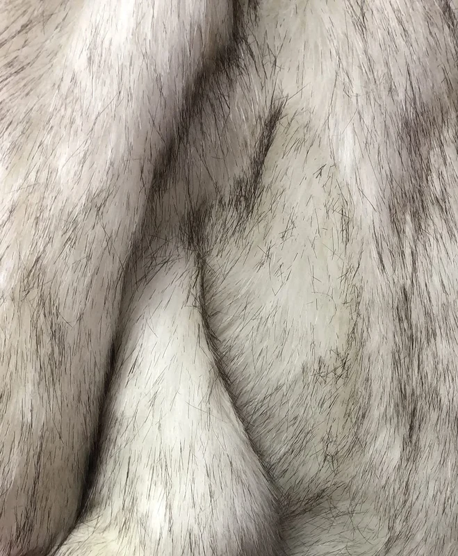 Super Luxury Faux Fur Fabric Material - Winter Wolf, 1Mtr - 150cmx100cm