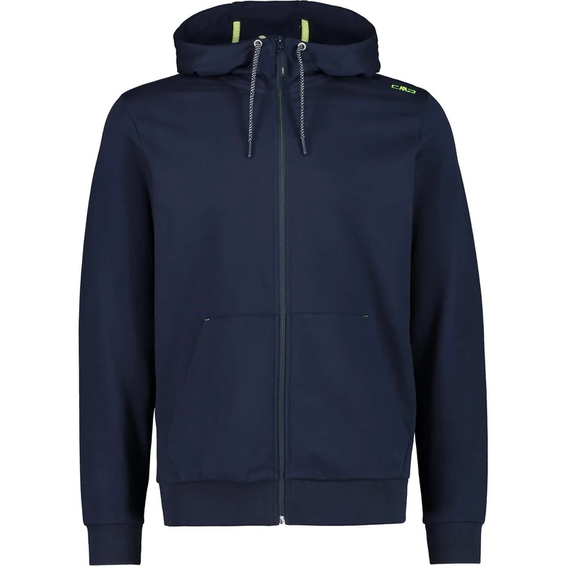 CMP - Man Jacket Fix Hood, B.Blue-Acid, 56