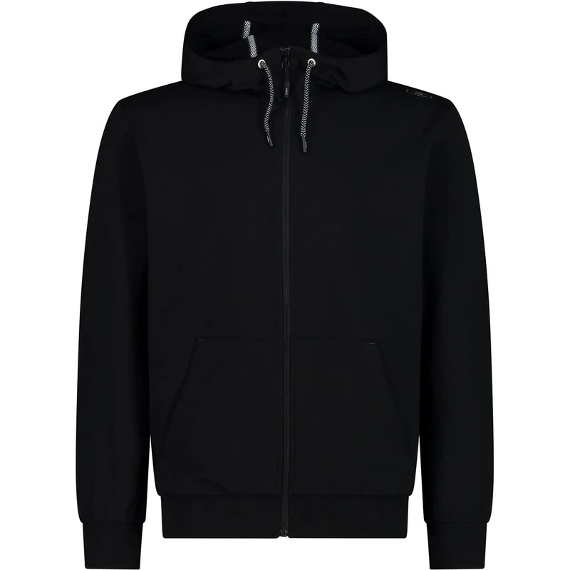 CMP - Man Jacket Fix Hood, Black, 54