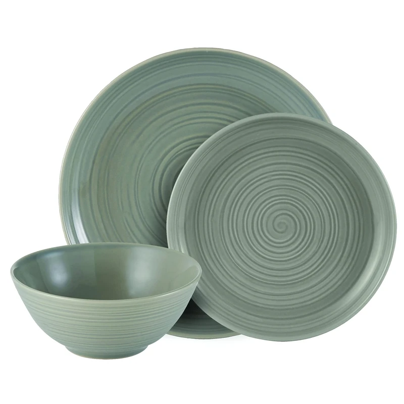 Mason Cash William Mason 12 Piece Dinner Set, Grey