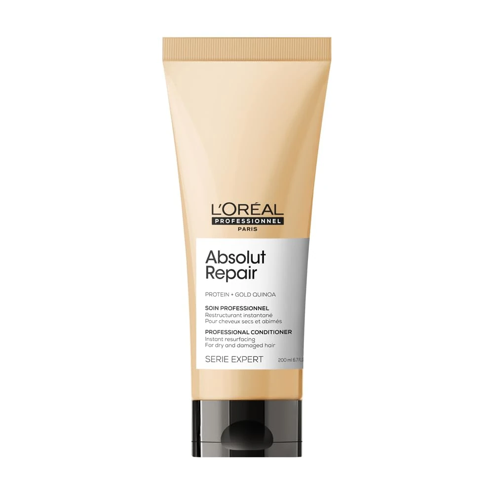 L’Oréal Professionnel Absolut Repair Conditioner 200ml for Dry Hair, Softer & Shinier Hair, Instant Hydration & Lightweight Touch
