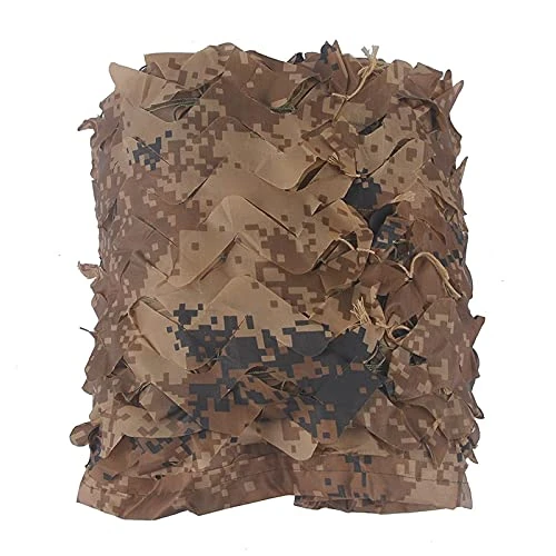 Camouflage net Desert Camo Netting for Hunt Blind Decor Courtyard Sunshade Photo Camp Factory Shelter Car Concealment Party Exhibit Backdrop Paintball Curtain Ceiling Cover-Camouflage net 8x20m(26x66f