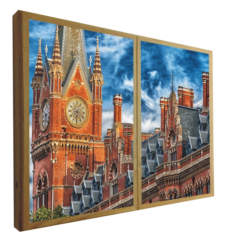 CCRETROILUMINADOS Big Ben London Lighted Decorative Fake Windows