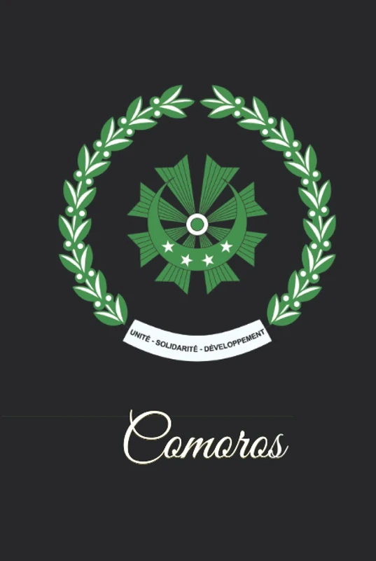 Comoros Blank Notebook - 333 Pages for Law of Attraction