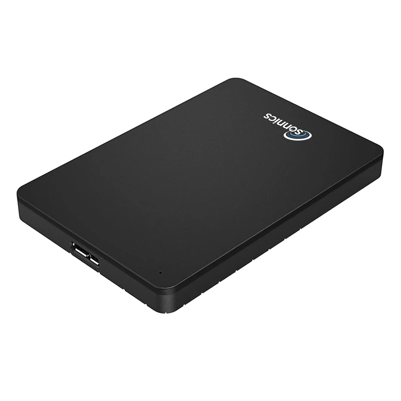 Sonnics 750GB Black External Portable Hard drive USB 3.0 Compatible with Windows PC, Mac, Smart tv, XBOX ONE & PS4