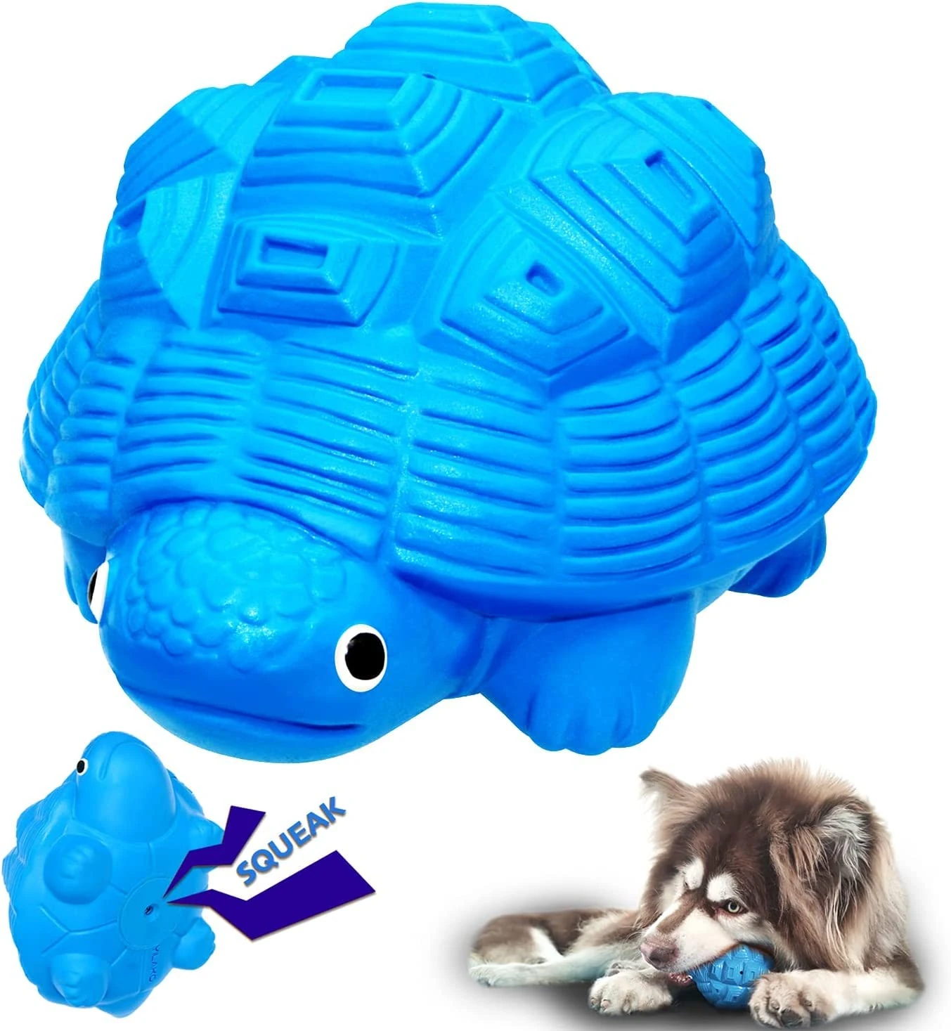 YILAKO Dog Squeaky Chew Toys - Indestructible & Tough for Aggressive Chewers, Durable Toy for All Breeds, Chew toys to Keep Them Busy