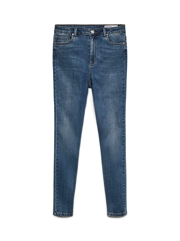Vero Moda Women's VMSOPHIA HR Skinny J GU3112 GA NOOS Jeans, Medium Blue Denim, M / 32