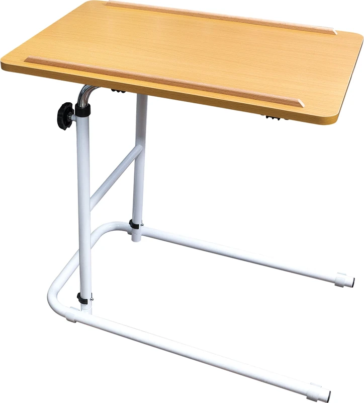 Aidapt Overbed Table without Castors - convenient, mobile table for use around the home