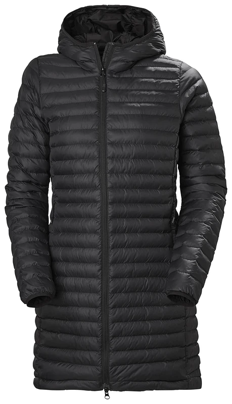 Helly Hansen Women's W Sirdal Long Insulator Jacket, Black, M