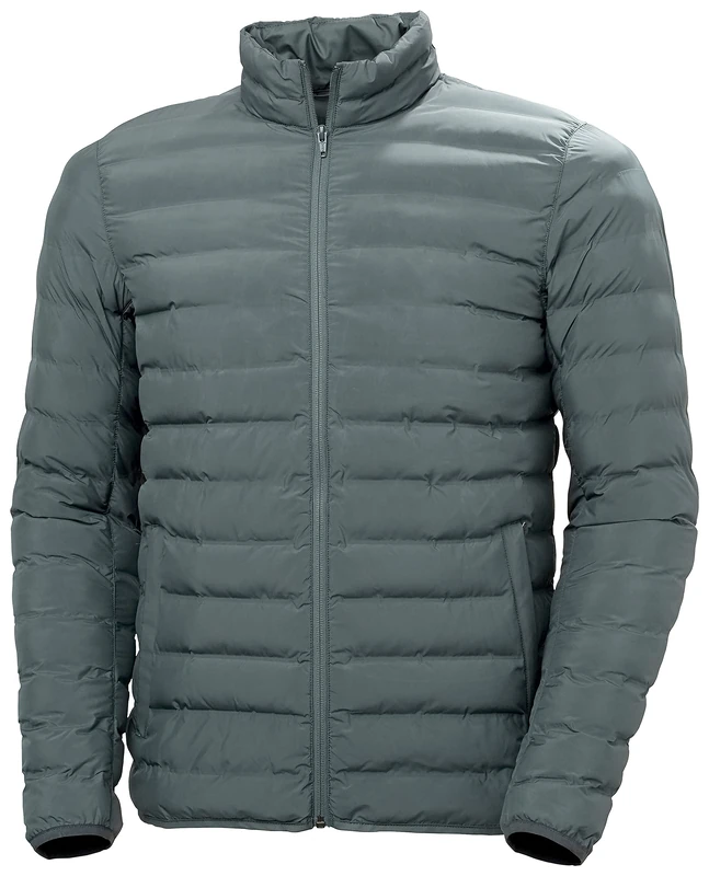 Helly Hansen Men's Mono Material Insulator Jacket, Storm, L - Image 1