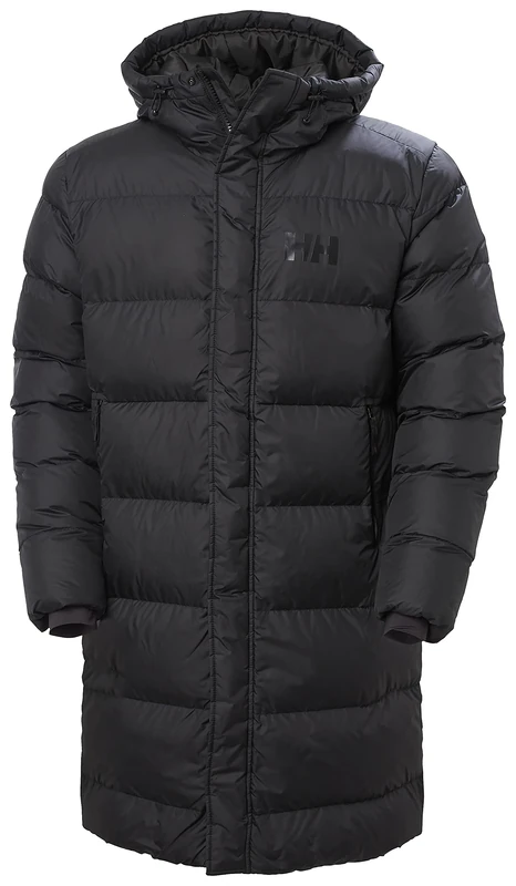 Helly Hansen Men's Active Long Winter Parka, Black, S