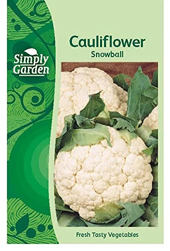 Simply Garden Cauliflower Snowball Fresh Vegetable Seeds Grow Your Own Garden
