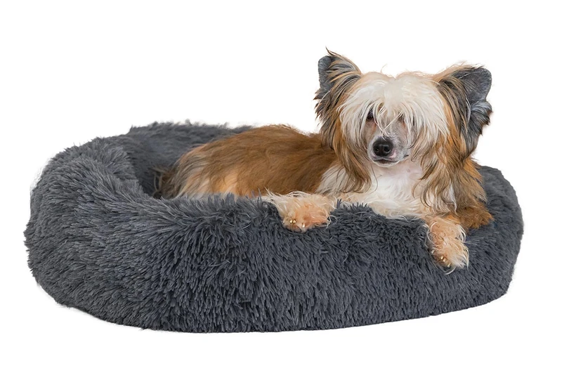 Karlie Agnes Round Bed Length 76 cm Height 17 cm Grey - Image 1