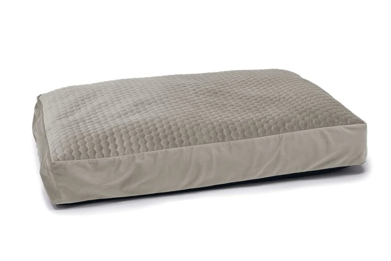 Karlie Lounge Cushion Velvet Length 100 cm Width 70 cm Height 15 cm Beige