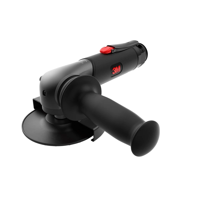 3M Pneumatic Grinder, 88566, 1.5 HP, 4-1/2" - 5" Discs, 12K RPM, Adjustable Guard, Ergonomic Design, Vibration-Reducing Side Handle, Spindle Lock, Wheel Autobalancer, Rear Mounted Exhaust - Image 1