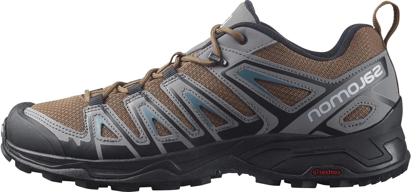 SALOMON Men's X Ultra Pioneer Aero Climbing Shoe, Toffee./Quiet Shade/Mallard Blue, 12 UK