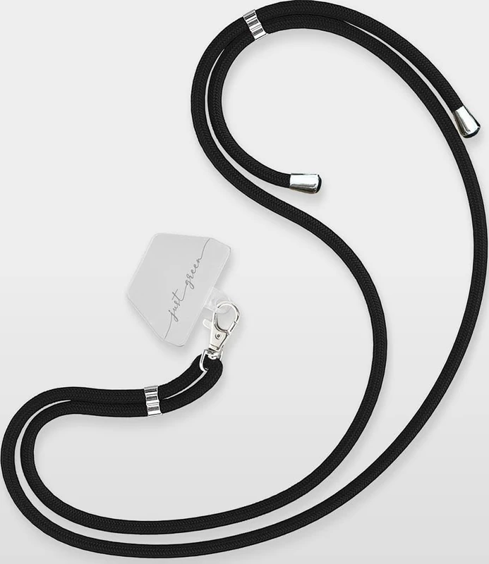 JUST GREEN Universal Removable Shoulder Strap 100% Recyclable Black - Image 1