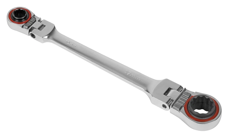 Sealey AK63947 4-in-1 Reversible Flexi-Head Ratchet Ring Spanner - Platinum Series