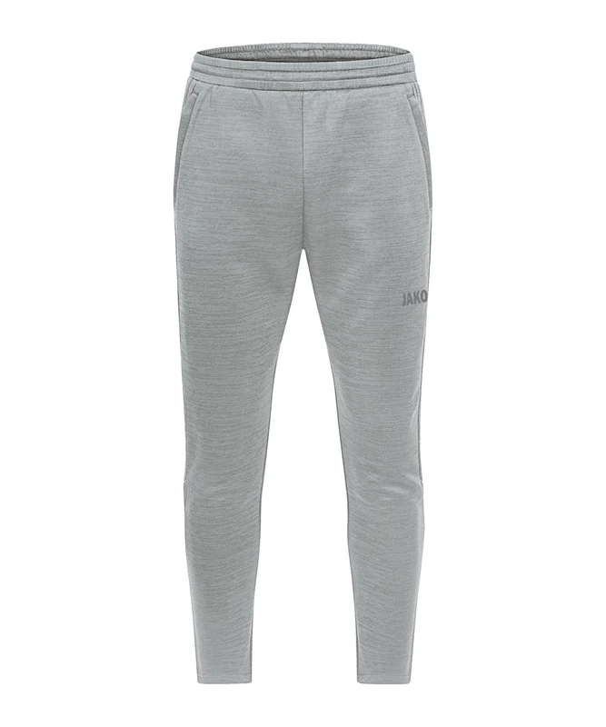 JAKO Men's Challenge Jogger, Mottled Light Grey, XL