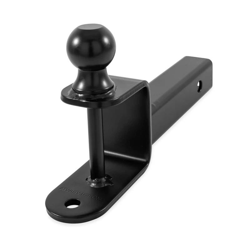 Black Boar UTV ATV Multi-Hitch - Features 2” Hitch Ball, 2” Shank - 9” (L) Shank - Hitch Ball has 2” Rise & Rated for 2,000lbs - Use w/Utility Trailers, Tow Straps & Other ATV Accessories (66081)