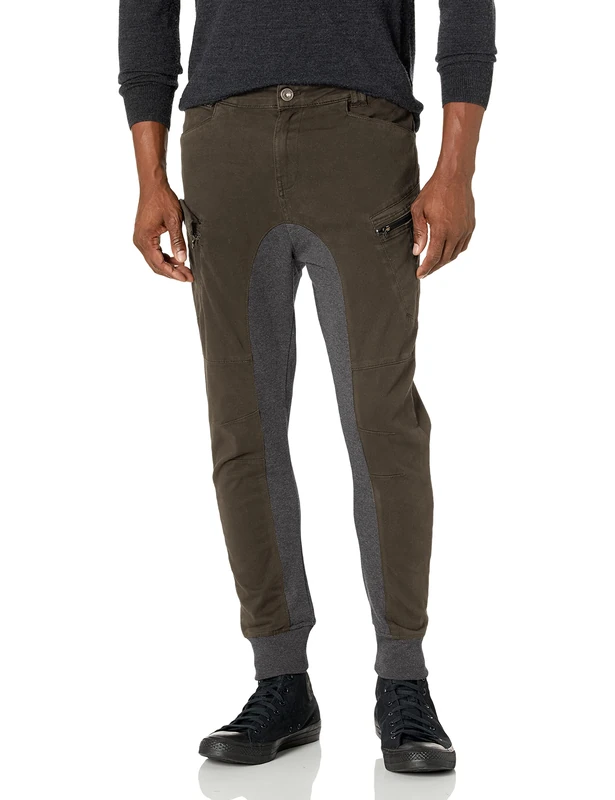 Desigual Men's Pant_ALBERN Shorts, Brown, 18 UK