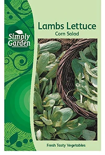 Simply Garden Lambs Lettuce Corn Salad Fresh Vegetable Leafy Seeds Grow Your Own Garden