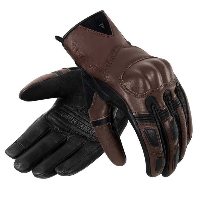 REBELHORN Thug II Lady Motorcycle Leather Gloves for Women SAS-TEC Panels Breathable Lining Touchscreen Friendly Pads Hard Cover Wrist Bone CE Certified