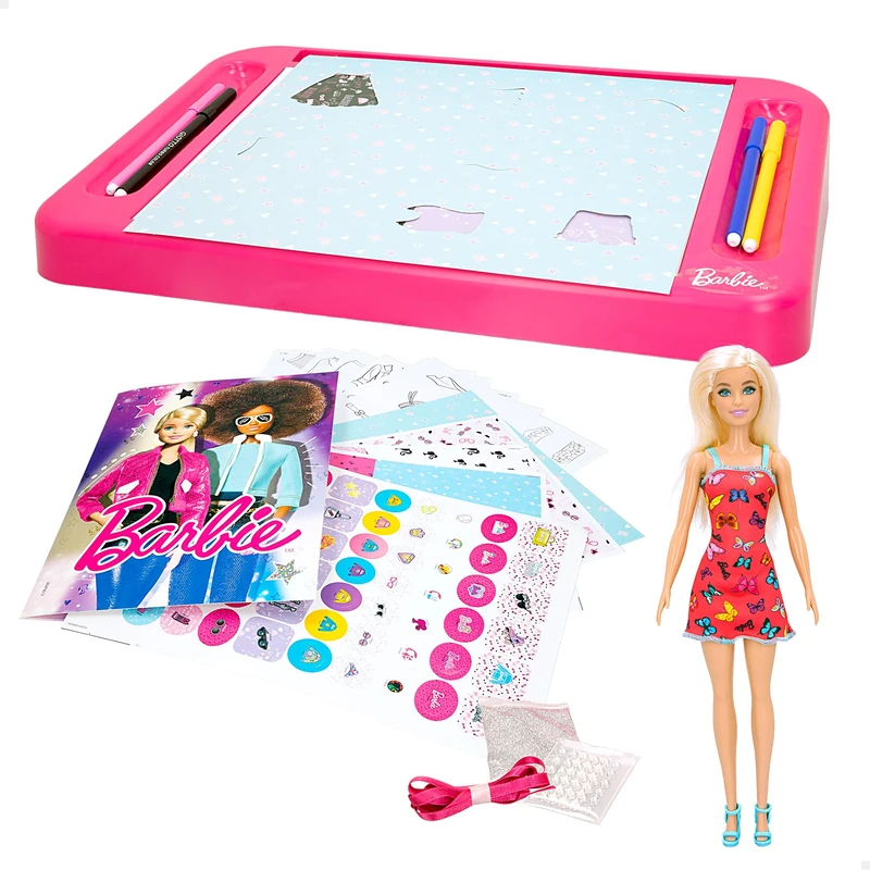 Lisciani Barbie Fashion Workshop with Doll - Design Kit