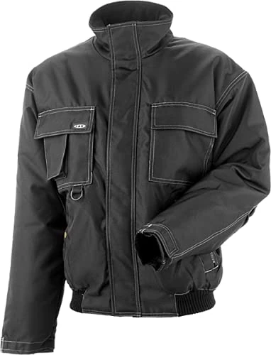 JAK Workwear 11-6123-012-09 Model 6123 Outdoor Jacket, Black, 6XL Size