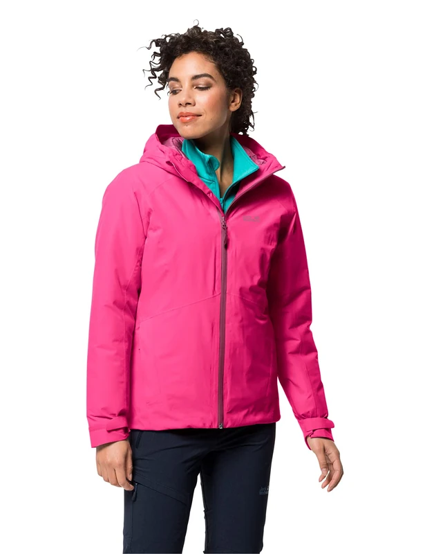 Jack Wolfskin Women’s Argon Storm Jacket, Waterproof Winter Jacket