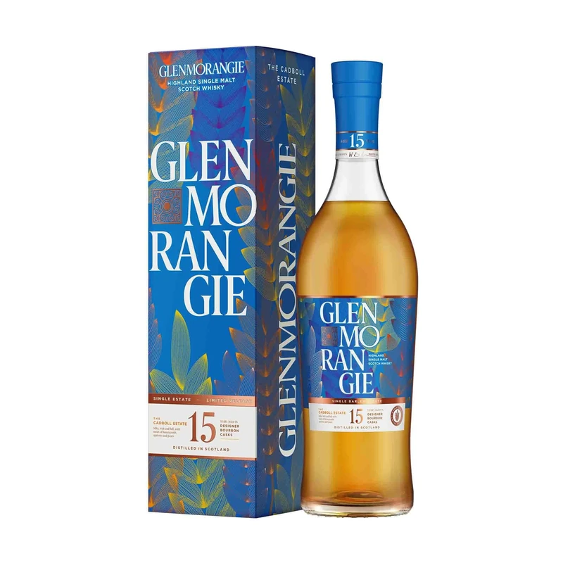 Glenmorangie The Cadboll Estate 15 Years Old Whisky, Limited Edition, Aged in American Oak Bourbon Casks, Gift Box, 70cl