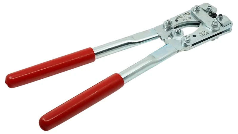 ERKO Universal Crimping Tool Set Including US1 and US1-D Crimping Inserts for Pipe Cable Lugs Manufactured to DIN Standard or Not DIN Standard Stainless Steel Lg: 390 mm, PR_50