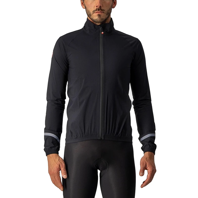 Castelli 4521500 EMERGENCY 2 RAIN JACKET Jacket Men's LIGHT BLACK Size XL