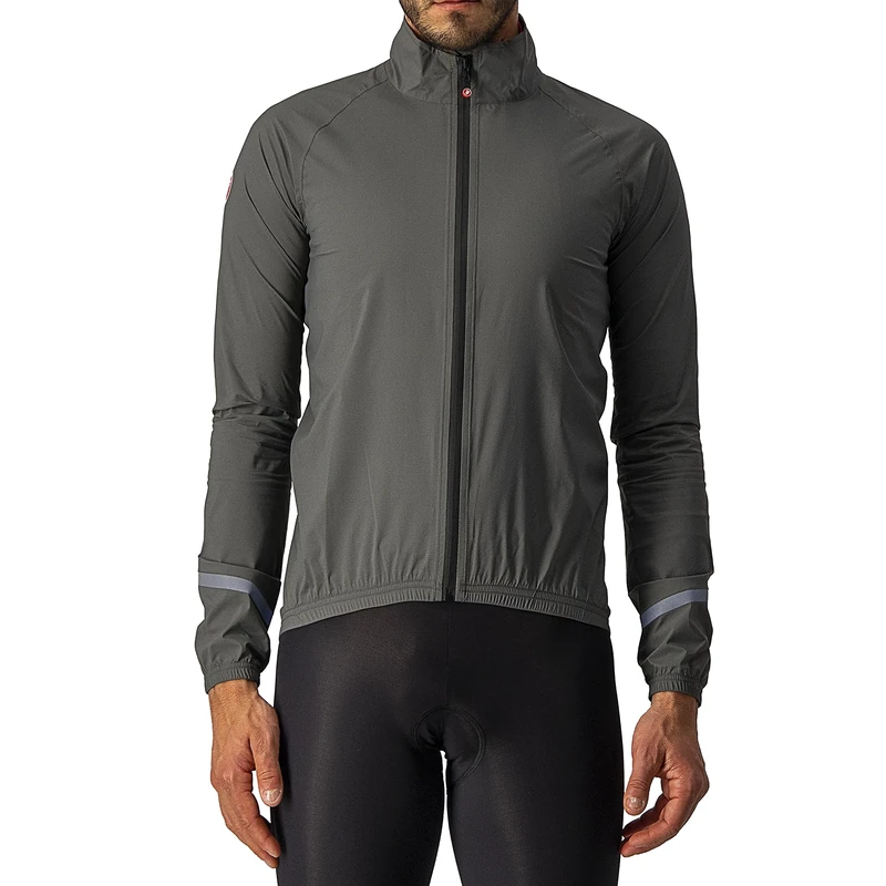 castelli Emergency 2 Rain Mens Cycling Jacket - Green 2XL