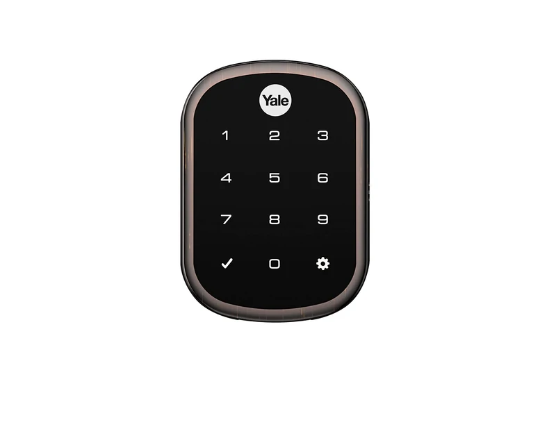 Yale | LiftMaster Smart Lock with Touchscreen Deadbolt - Works with myQ App & Key by Amazon in-Garage Delivery When paired with Smart Garage Hub (Sold Separately), Oil Rubbed Bronze