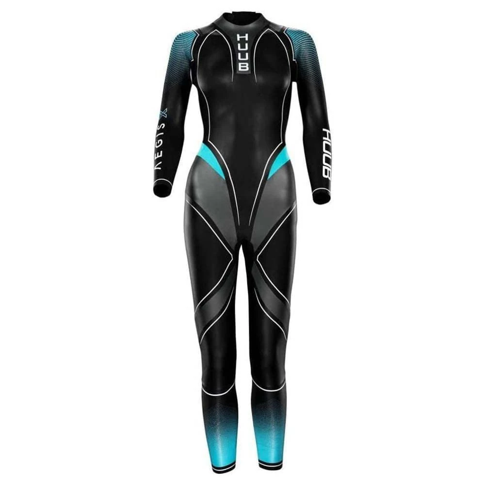 Huub Womens Aegis X 3:3 Wetsuit - Aqua - Exclusive HUUB 3:3 buoyancy - Improved materials for 2021 - Huub Womens Wetsuit Size - M