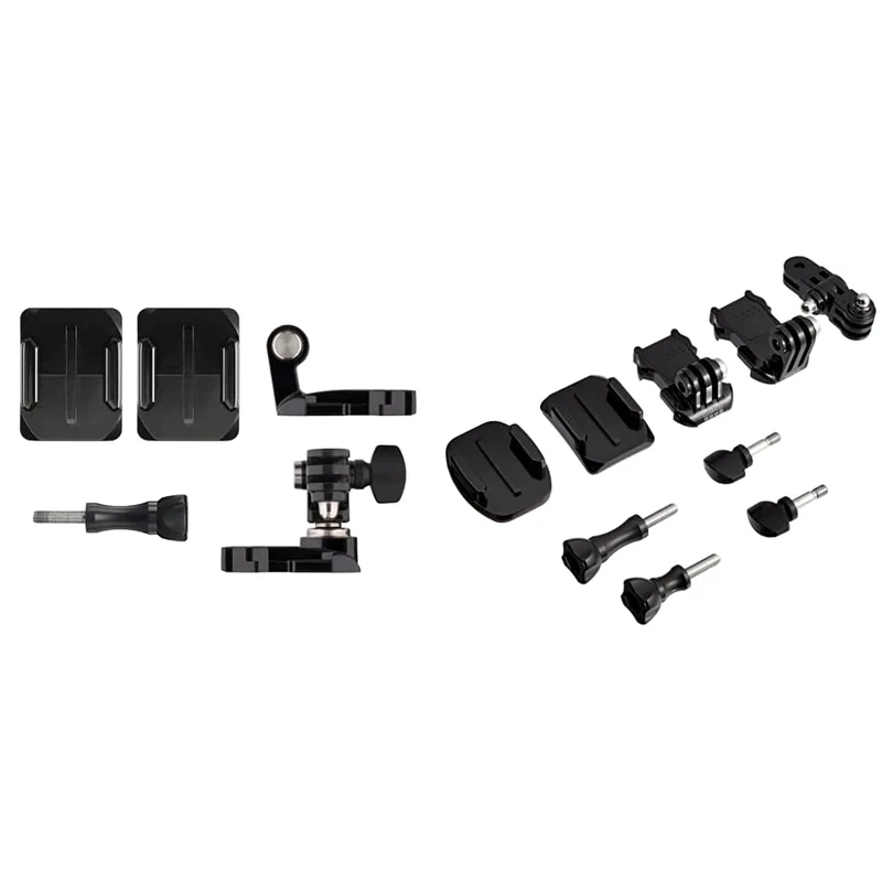 GoPro Helmet Front and Side Mount Camera, Black & Grab Bag for HERO Cameras (Official Accessory)