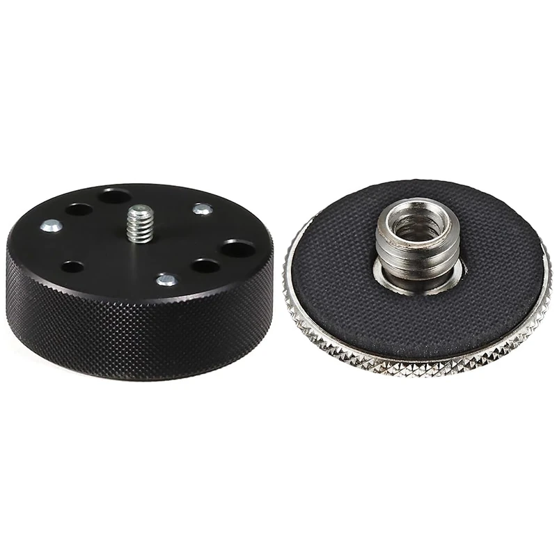 Manfrotto 120 Tripod Head Screw Converter From A 3/8" Female Thread To A 1/4" Male Thread & MN-088LBP Small Adapter - Converts 1/4" Female to 3/8" Male