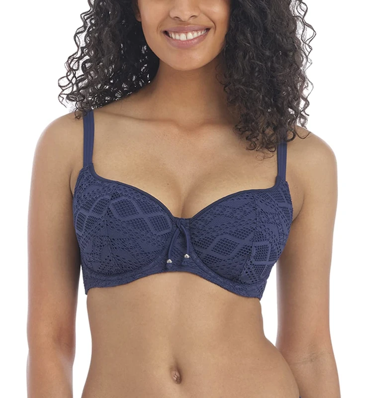 Freya Sundance Sweetheart Bikini Top Denim Blue 34D
