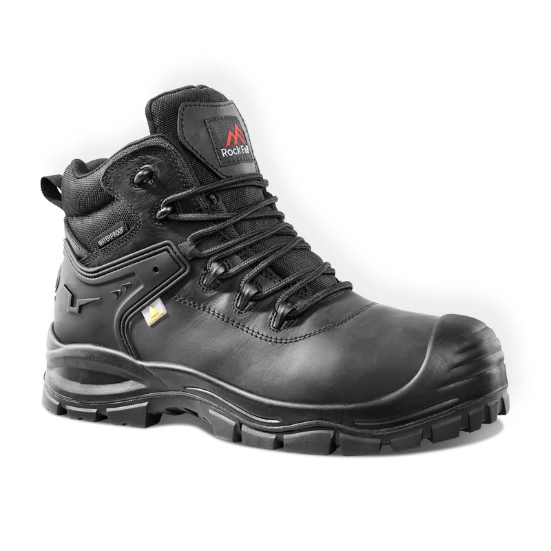 Rock Fall Mens Herd Waterproof Safety Boot, Brown, 8 UK Wide